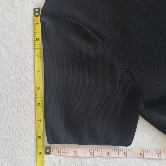 AD Originals Knit Beaded & Embroidered Scoop Neck Short sleeves Womens Top SZ S - Picture 12 of 13